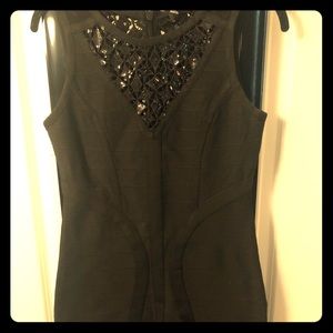 Bebe black mini dress
